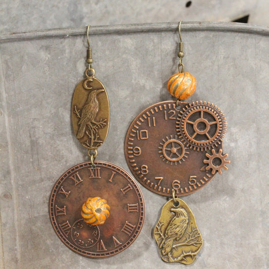 Ravishing Ravens Dangle Earrings