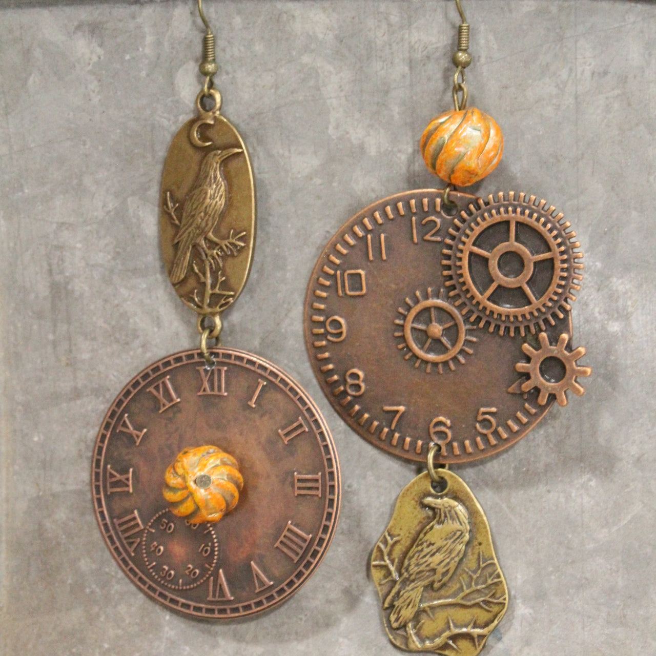 Ravishing Ravens Dangle Earrings