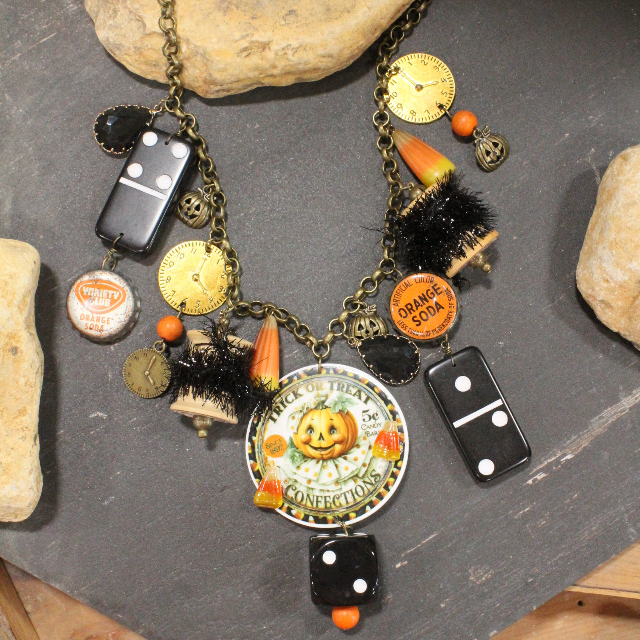 Trick Or Treat Confections Charm'd Necklace