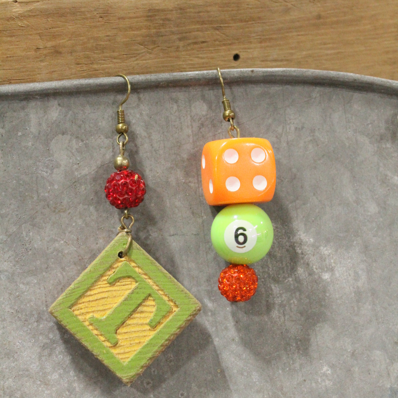 Land Of The Misfit Toys Dangle Earrings