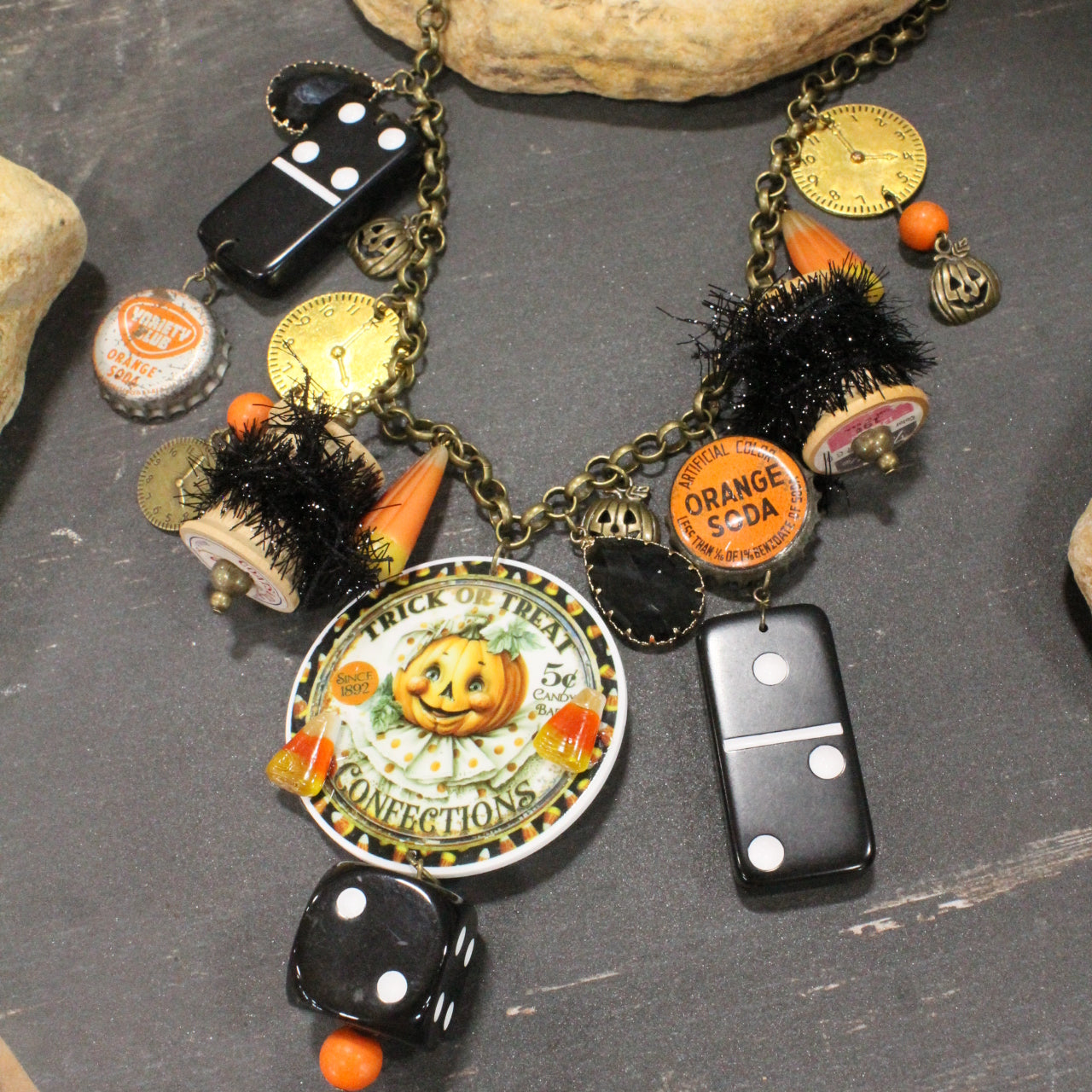 Trick Or Treat Confections Charm'd Necklace