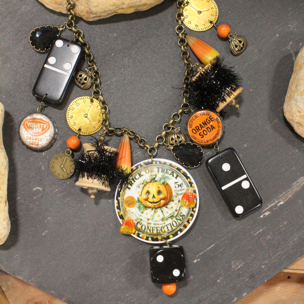 Trick Or Treat Confections Charm'd Necklace