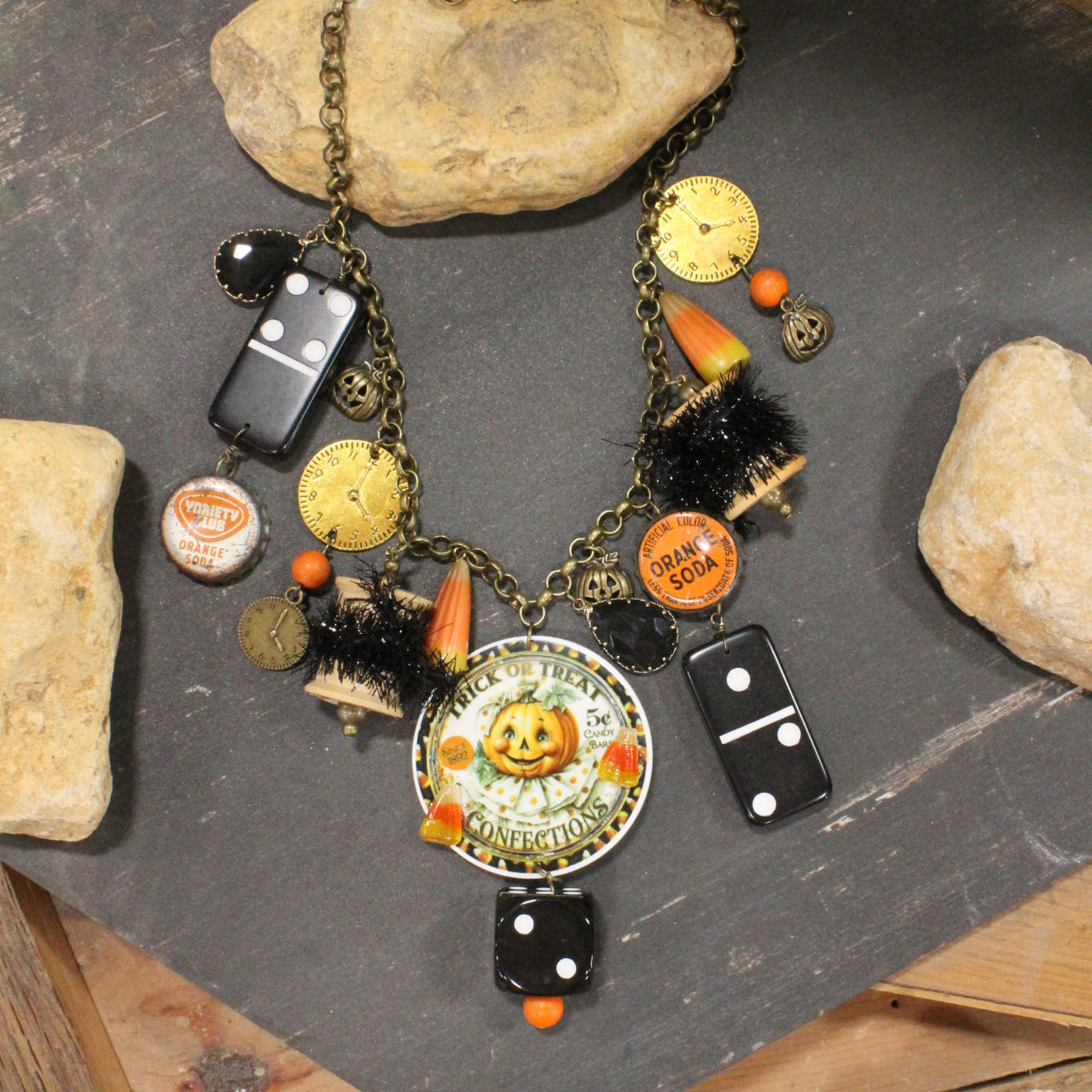 Trick Or Treat Confections Charm'd Necklace