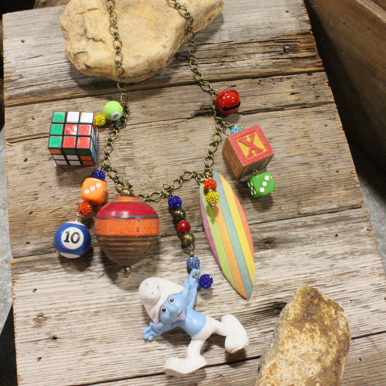 Land Of The Misfit Toys Charm'd Necklace