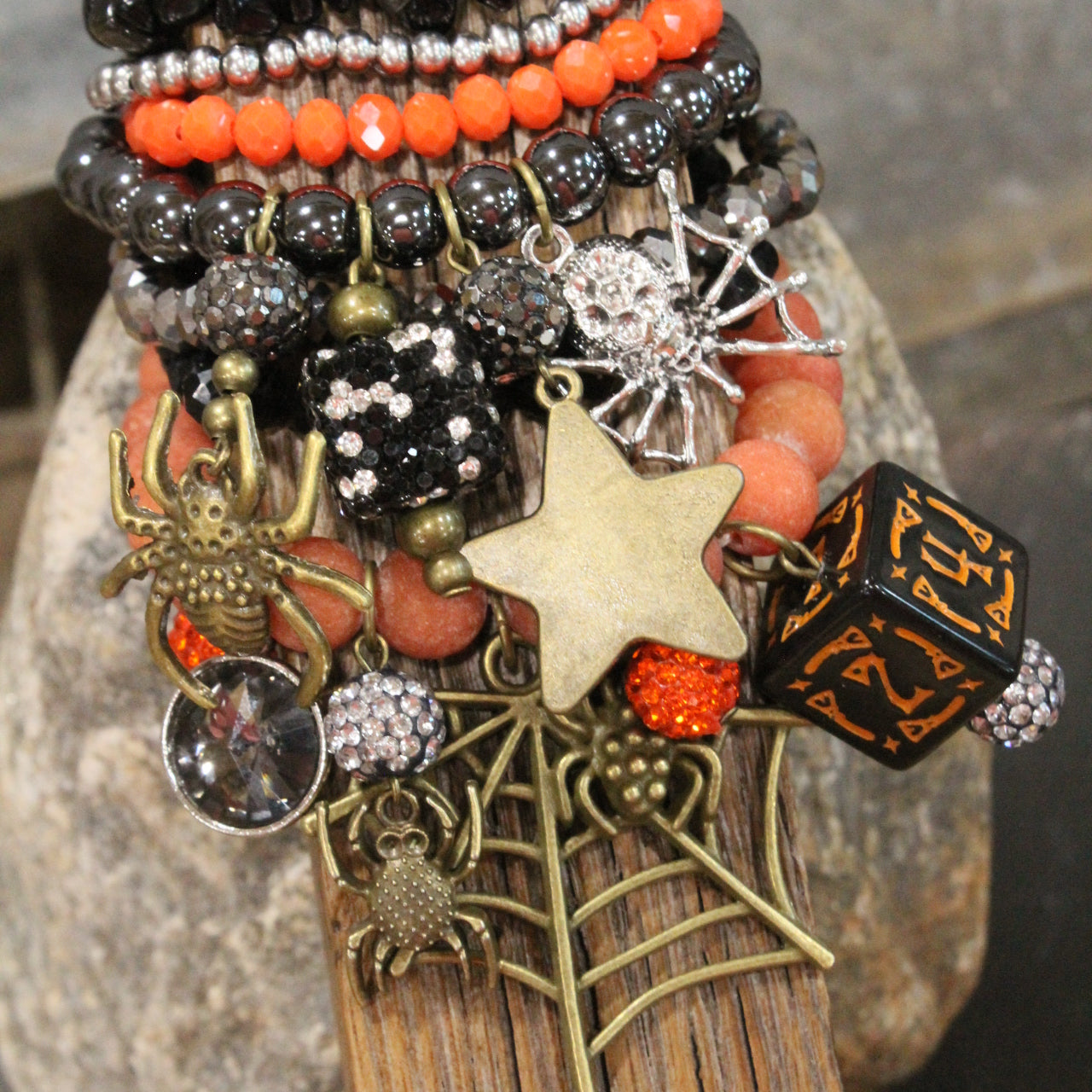 Creepy Crawly Spider Bracelet Set