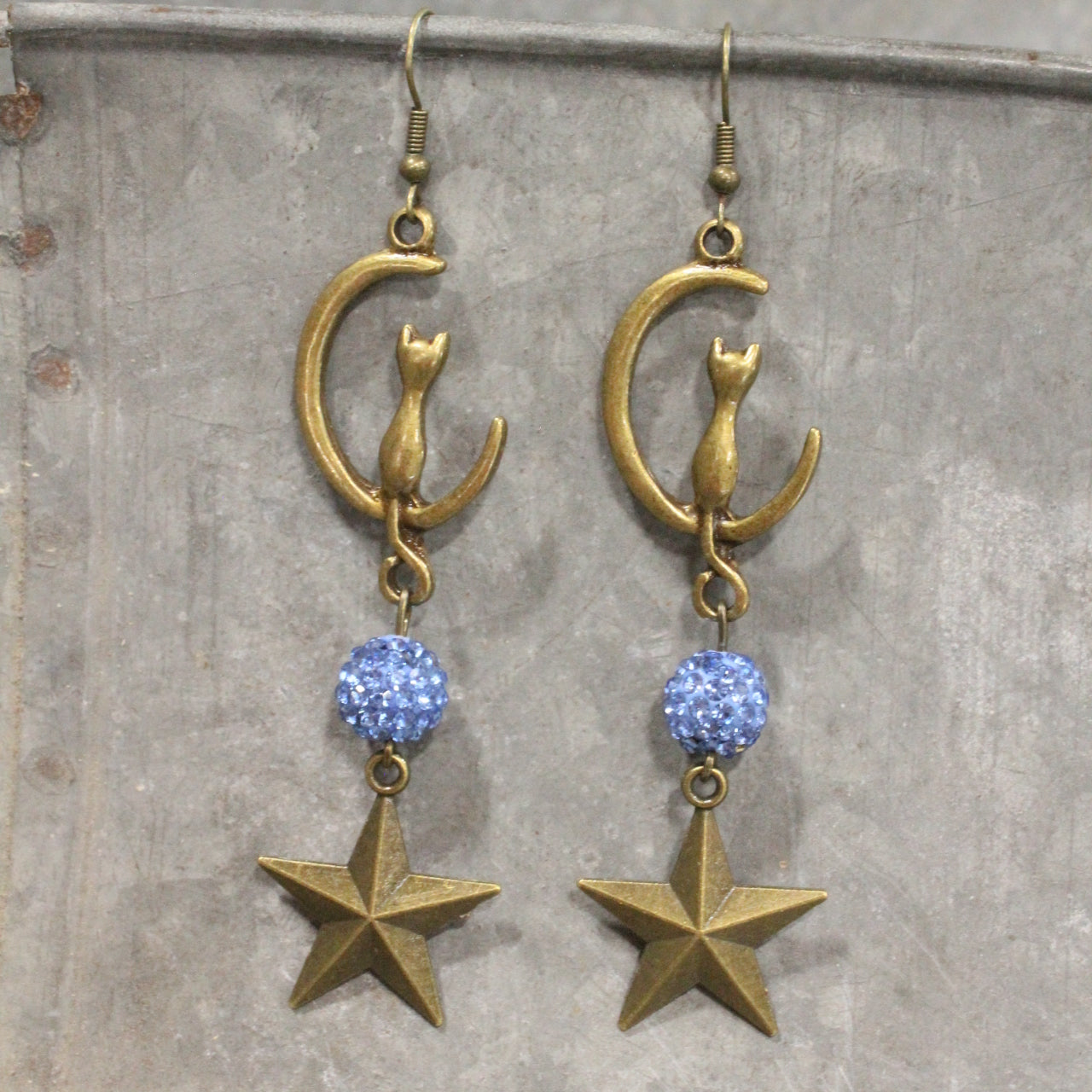 Midnight Blues Dangle Earrings