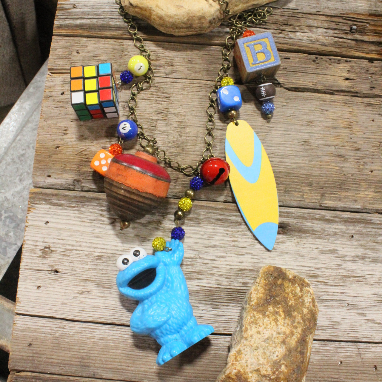 Land Of The Misfit Toys Charm'd Necklace