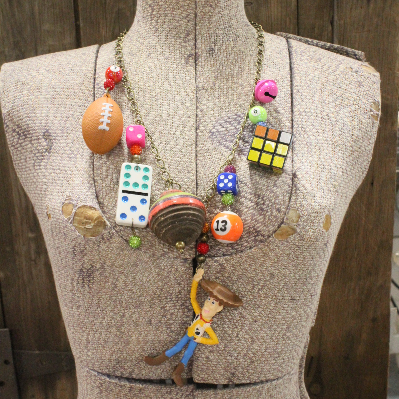 Land Of The Misfit Toys Charm'd Necklace