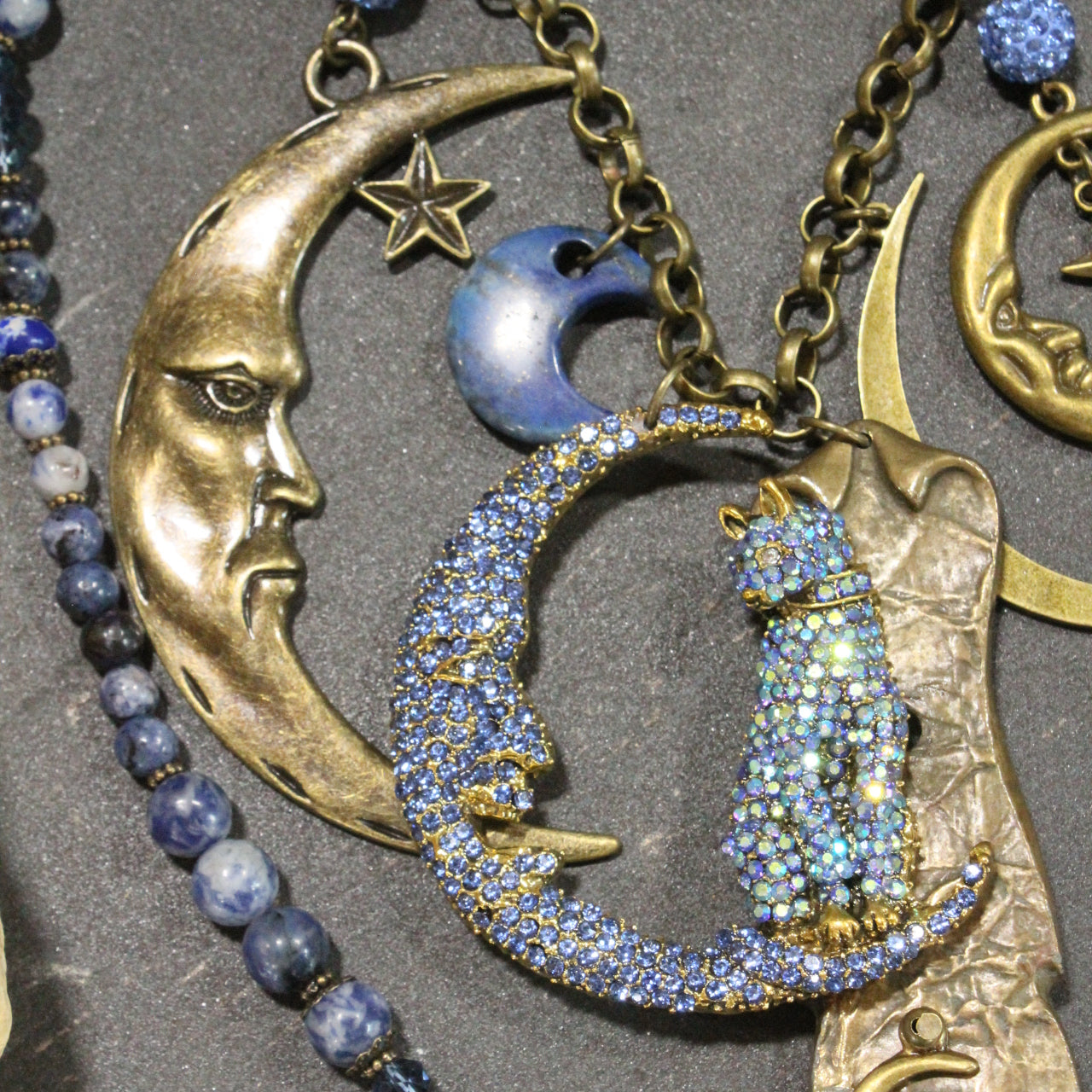 Midnight Blues Charm'd Necklace