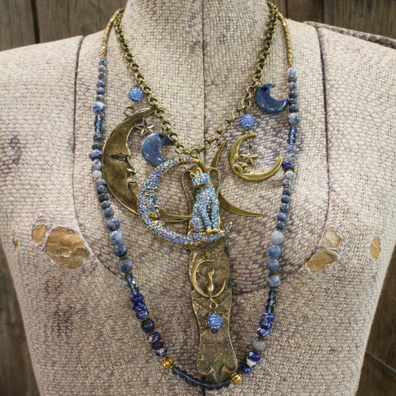Midnight Blues Charm'd Necklace