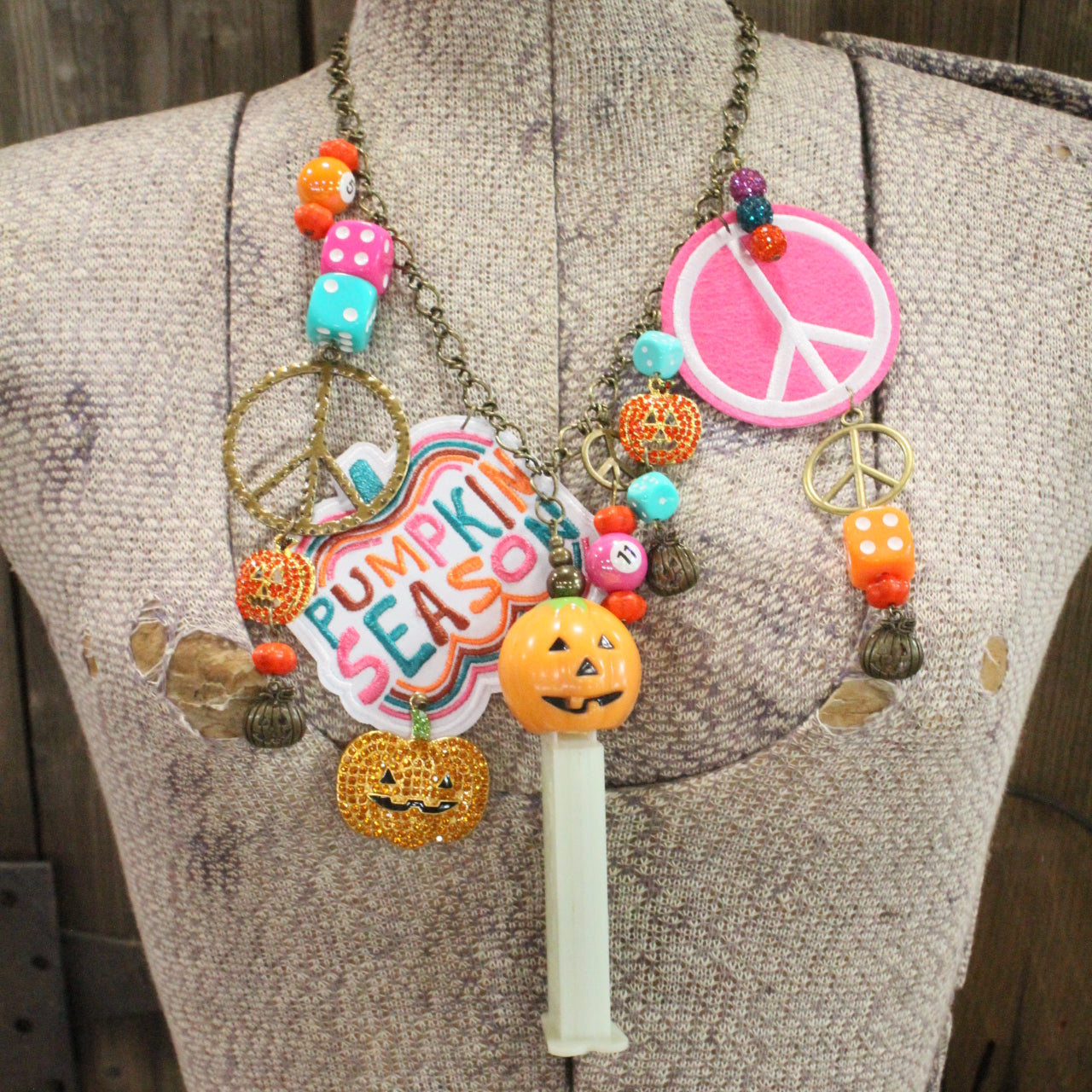 Pumpkin Season Charm'd Necklace