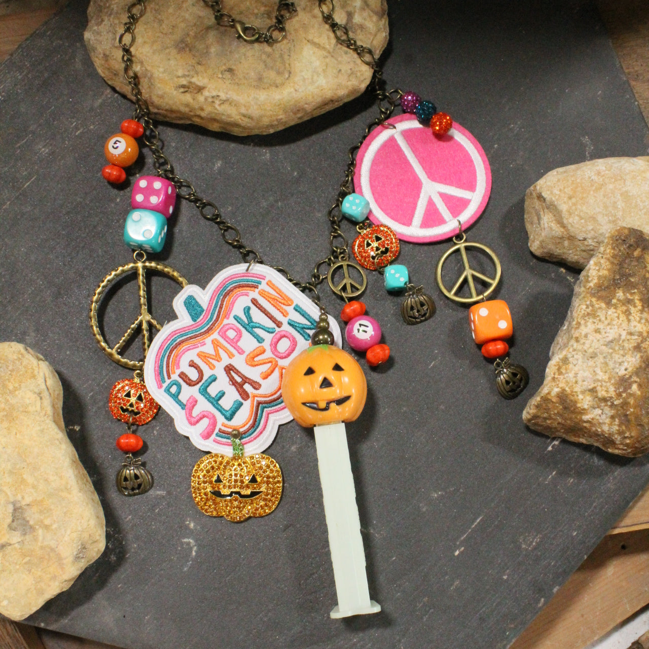 Pumpkin Season Charm'd Necklace