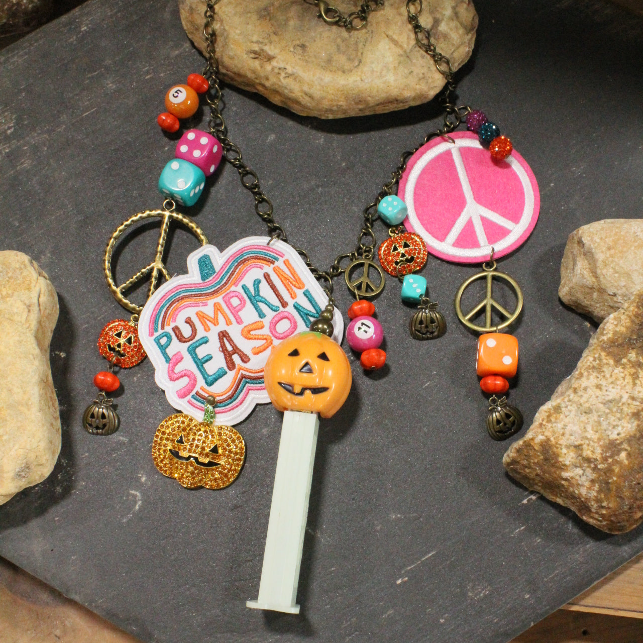 Pumpkin Season Charm'd Necklace