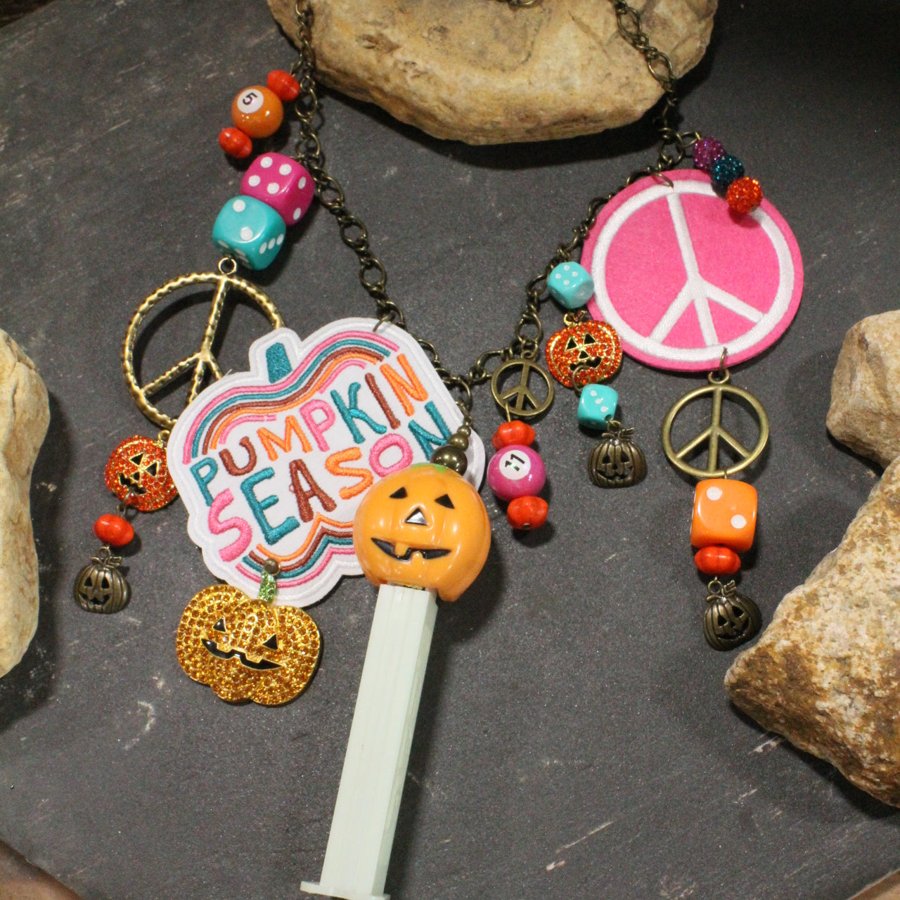 Pumpkin Season Charm'd Necklace