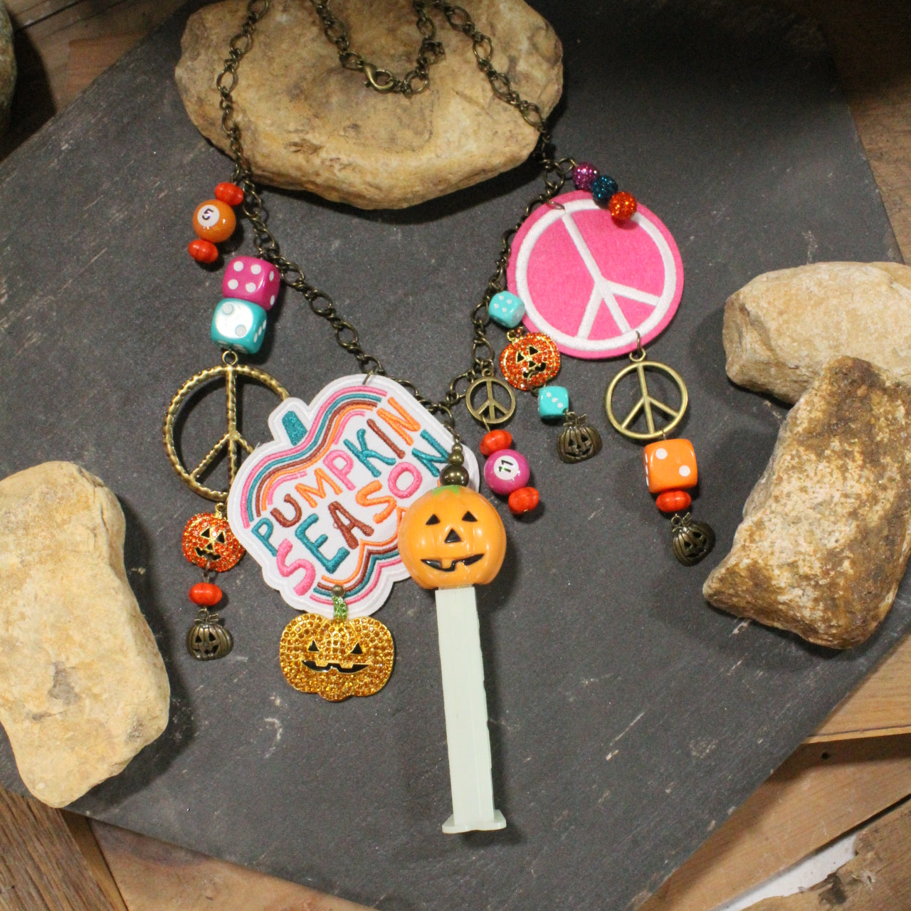 Pumpkin Season Charm'd Necklace