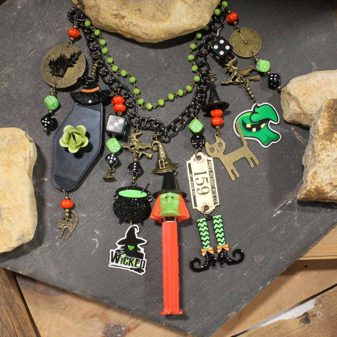 Just A Bit Wicked Charm'd Necklace