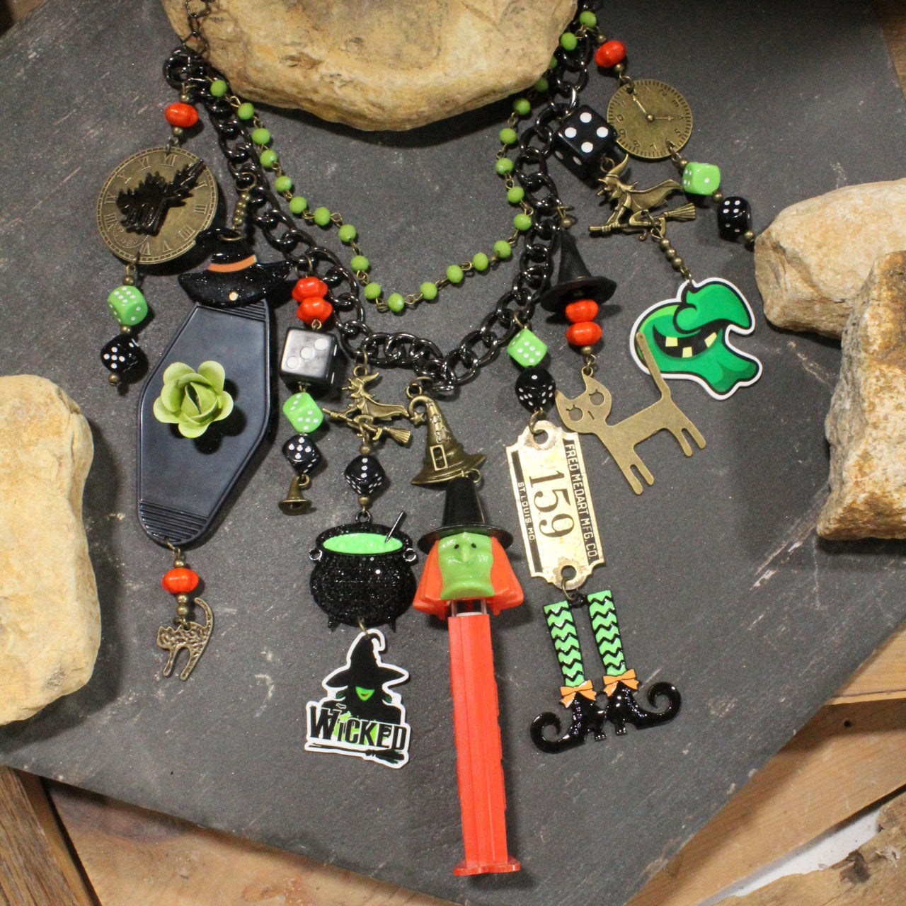Just A Bit Wicked Charm'd Necklace