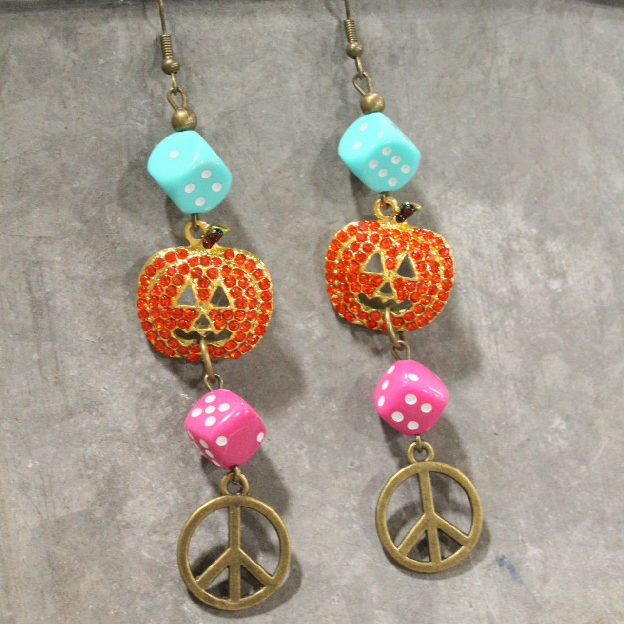 Pumpkin Season Dangle Earrings