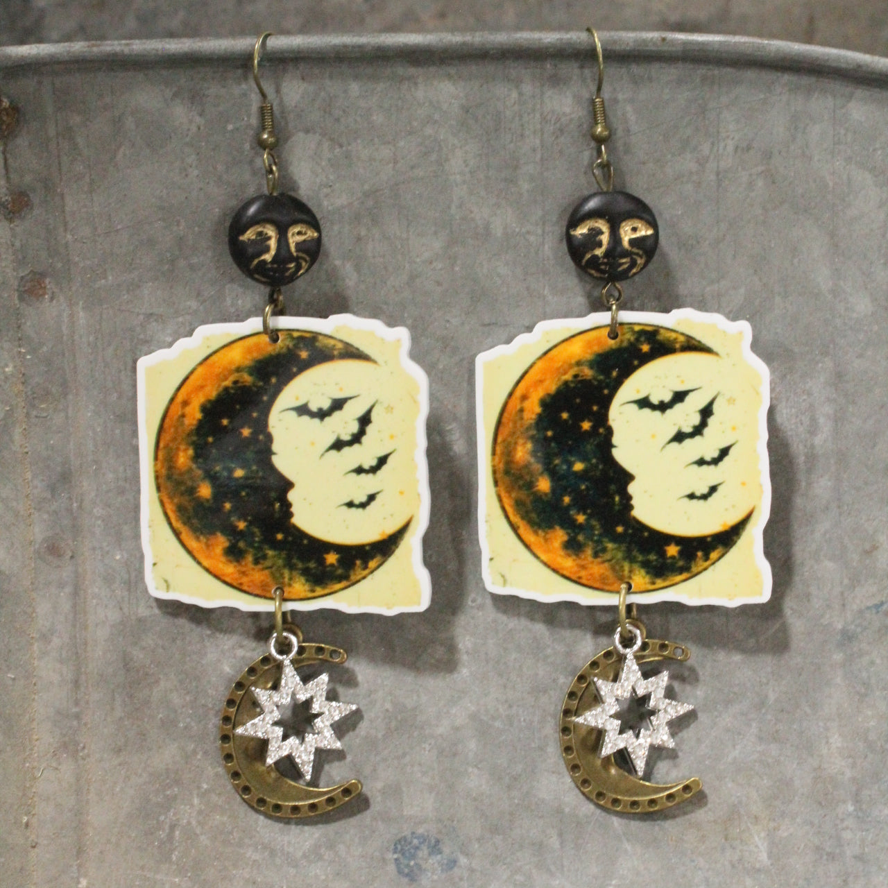 Moon Shadows Dangle Earrings
