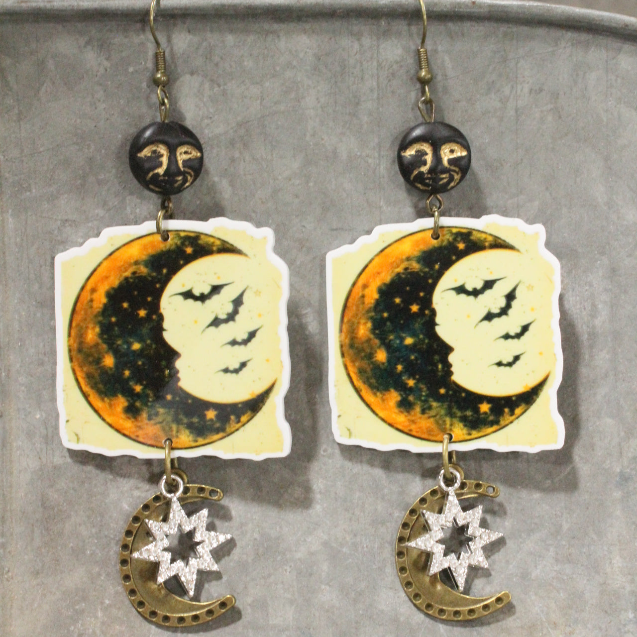 Moon Shadows Dangle Earrings