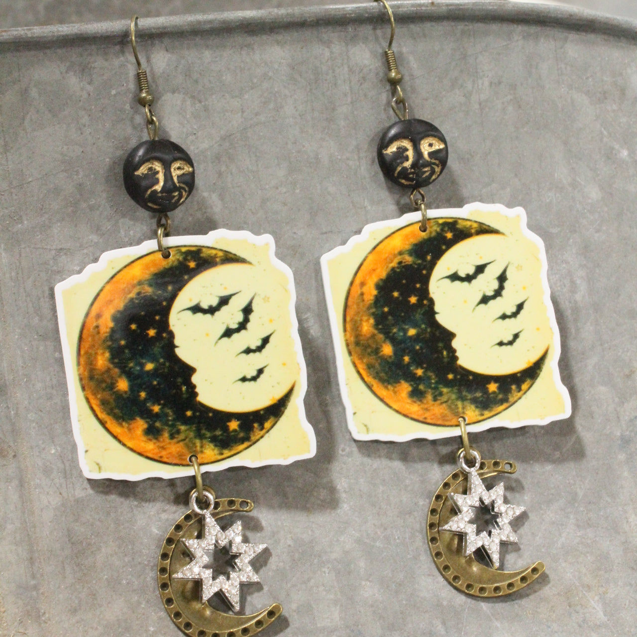 Moon Shadows Dangle Earrings