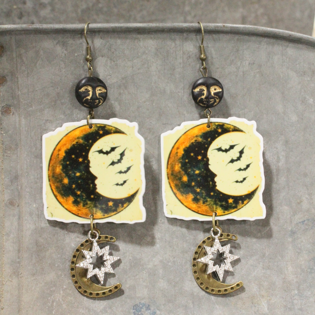 Moon Shadows Dangle Earrings