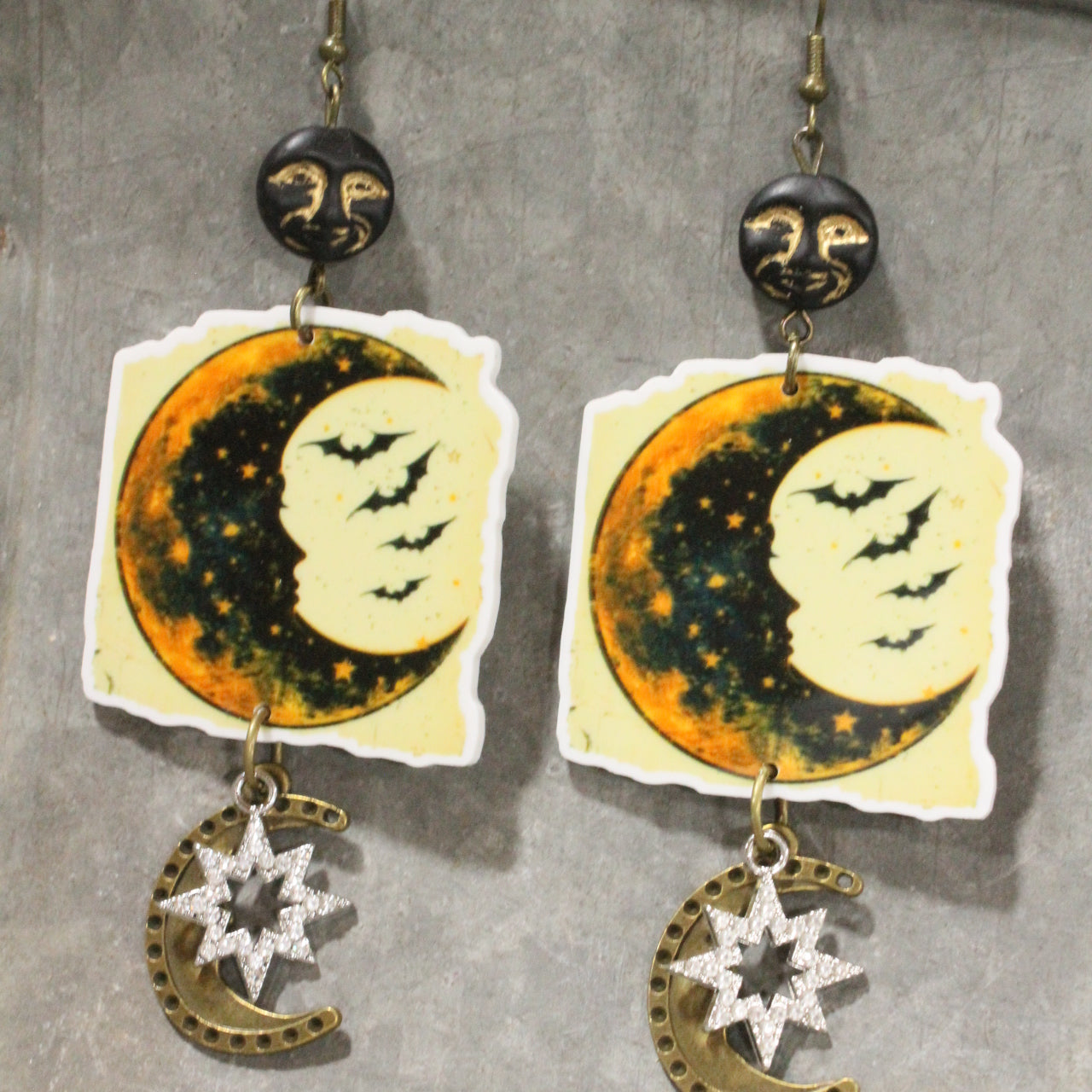 Moon Shadows Dangle Earrings