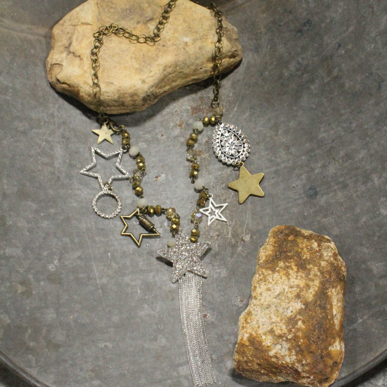 Falling Stars Charm'd Necklace