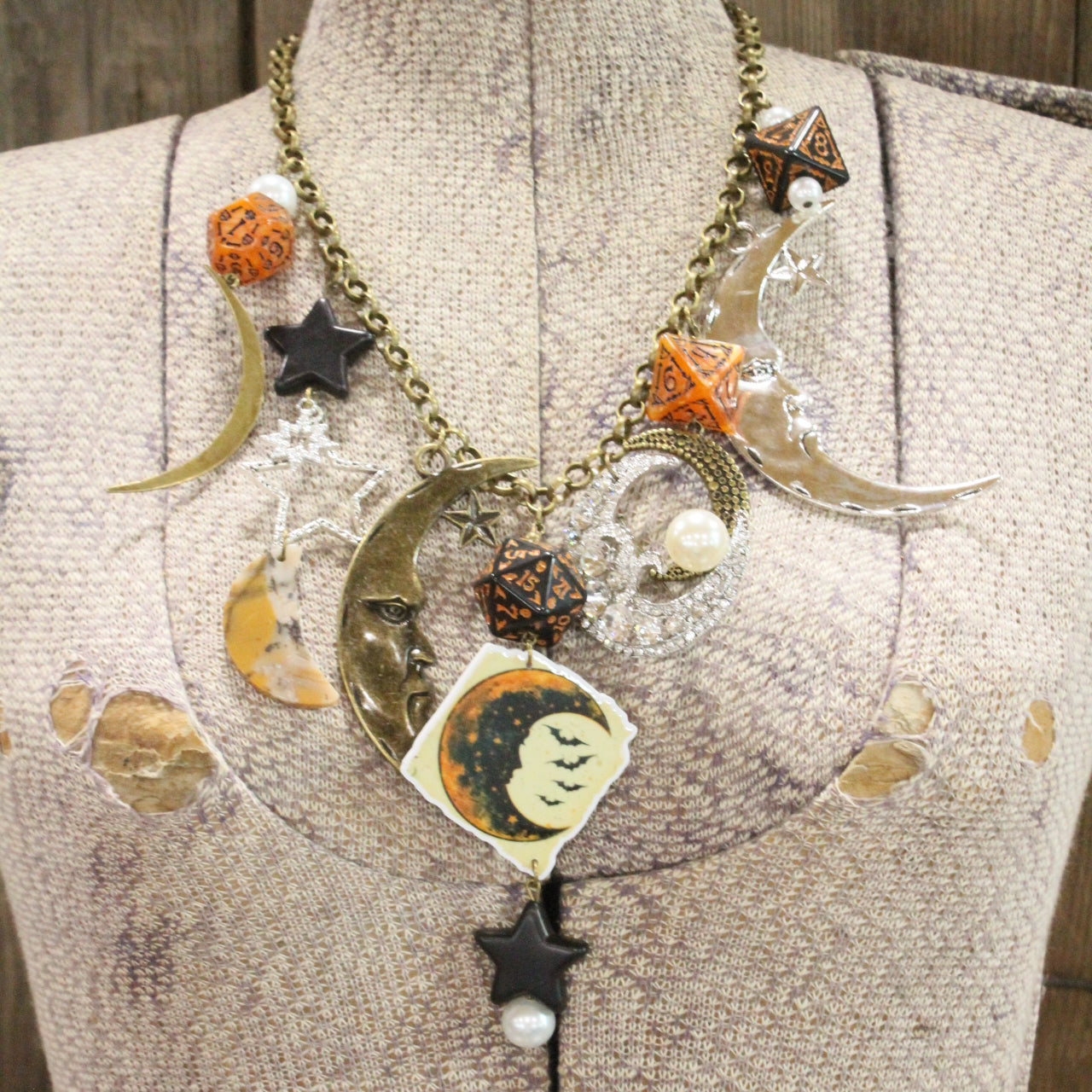 Moon Shadows Charm'd Necklace