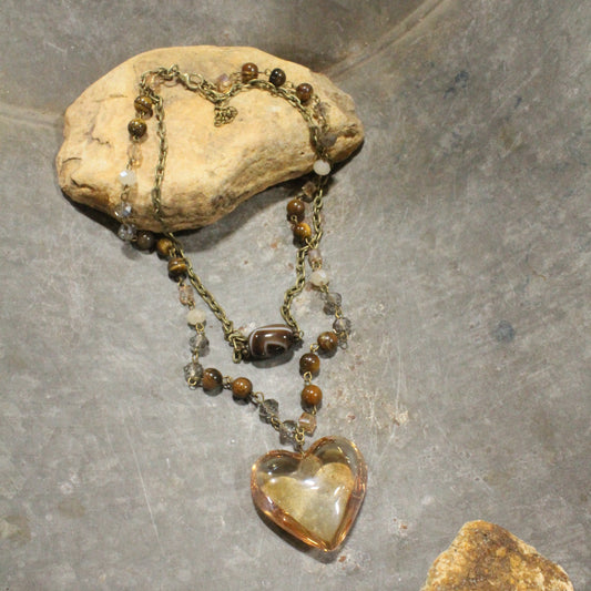 Heart Throb Layered Necklace