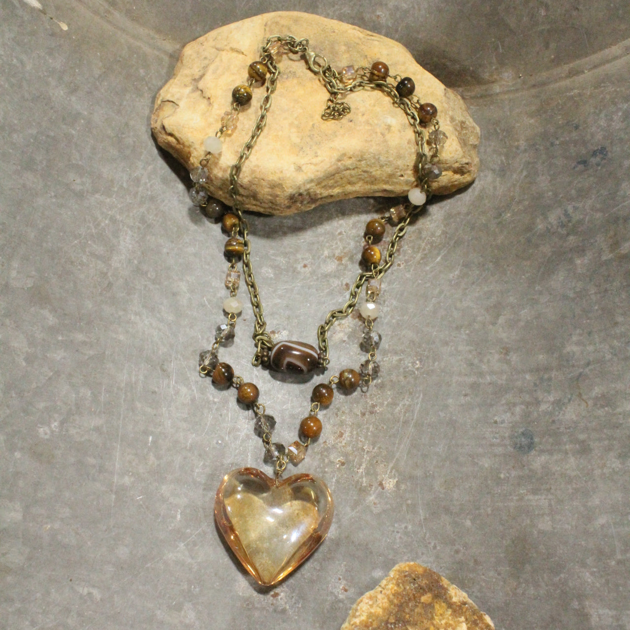 Heart Throb Layered Necklace