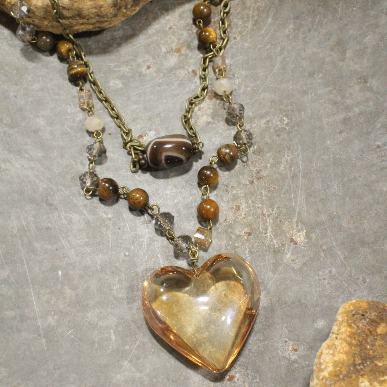 Heart Throb Layered Necklace