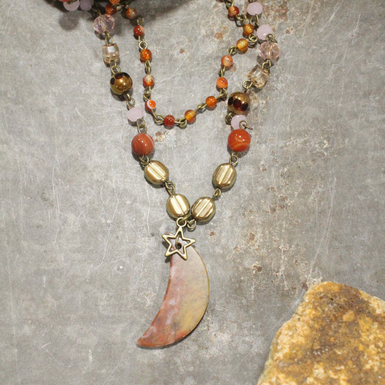 Over The Moon Layered Necklace