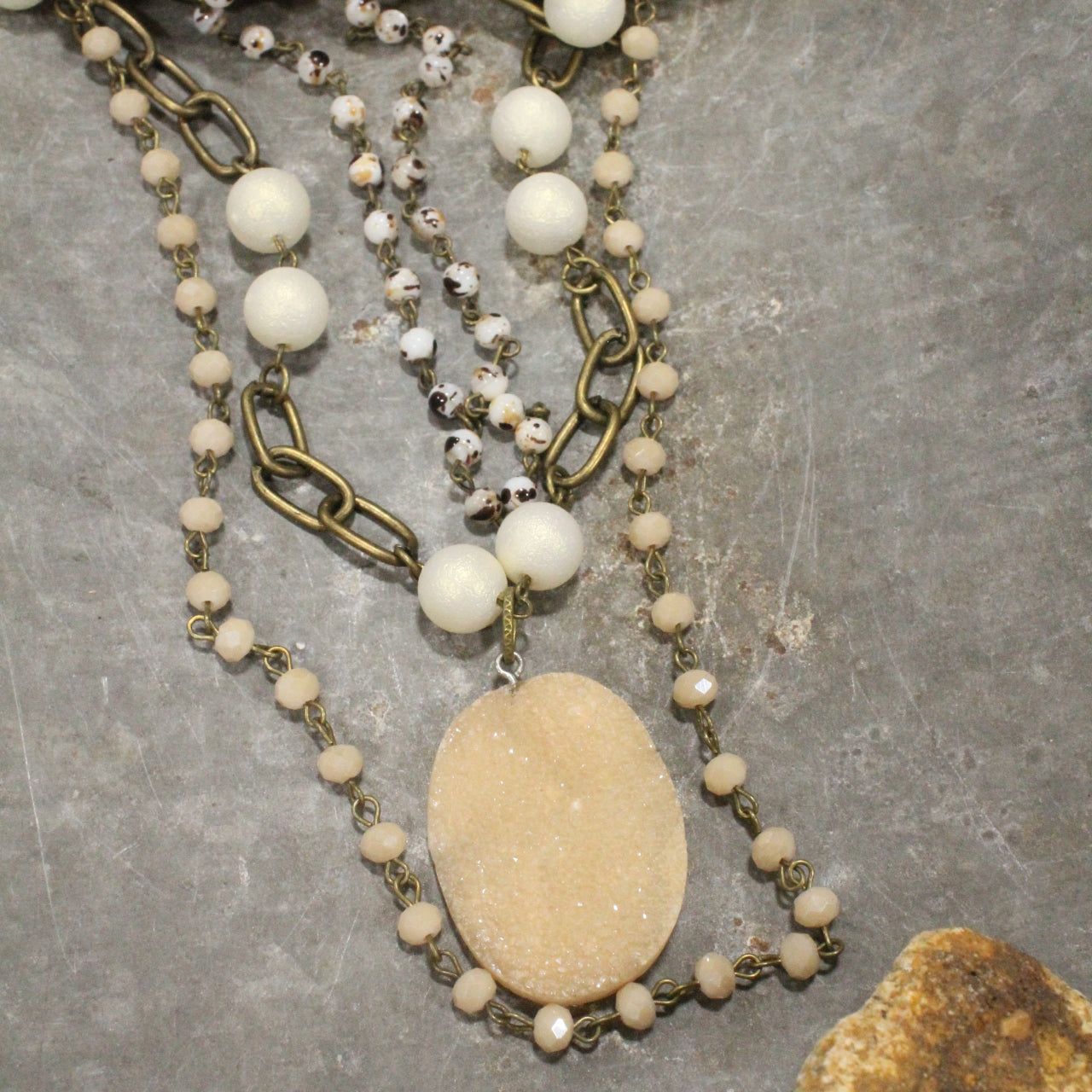 A Stones Throw Layered Necklace