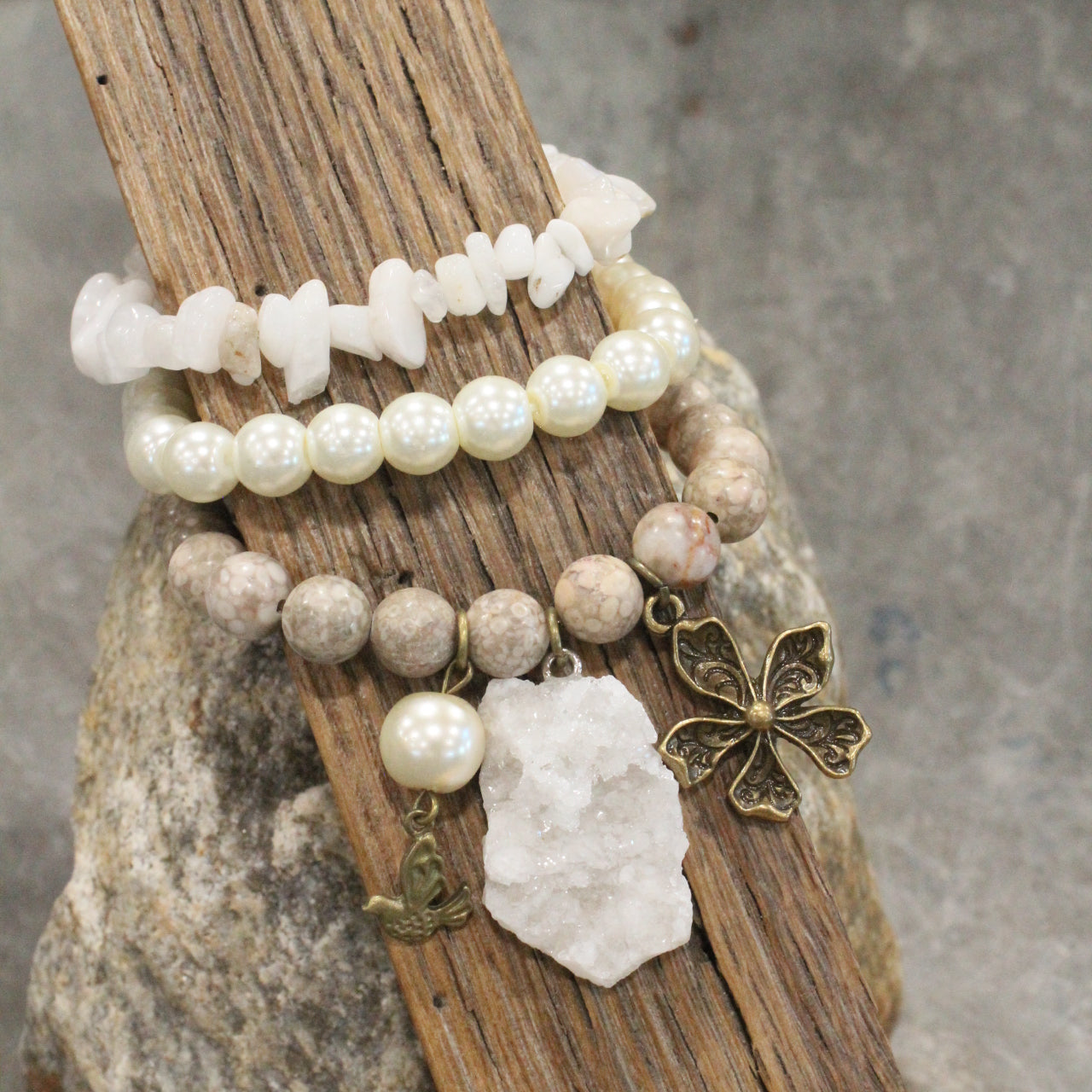 A Stones Throw Bracelet Set