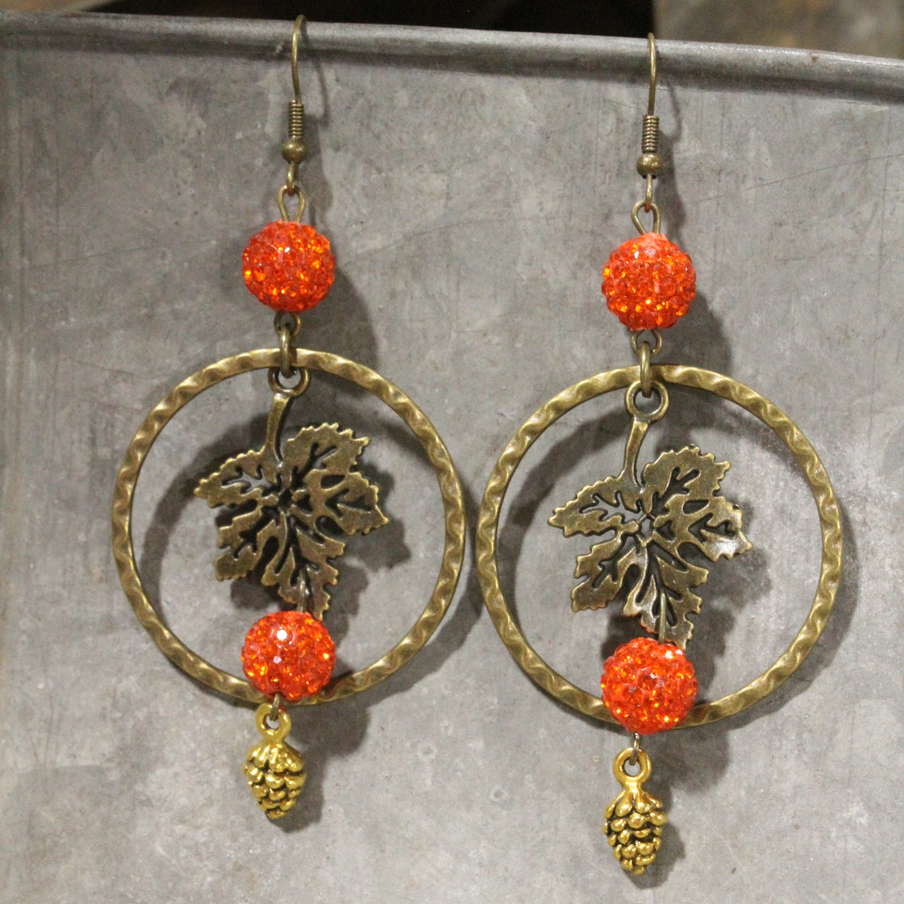 Orange Maples Are My Favorite Dangle Earrings