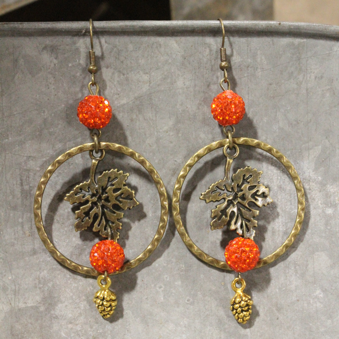 Orange Maples Are My Favorite Dangle Earrings