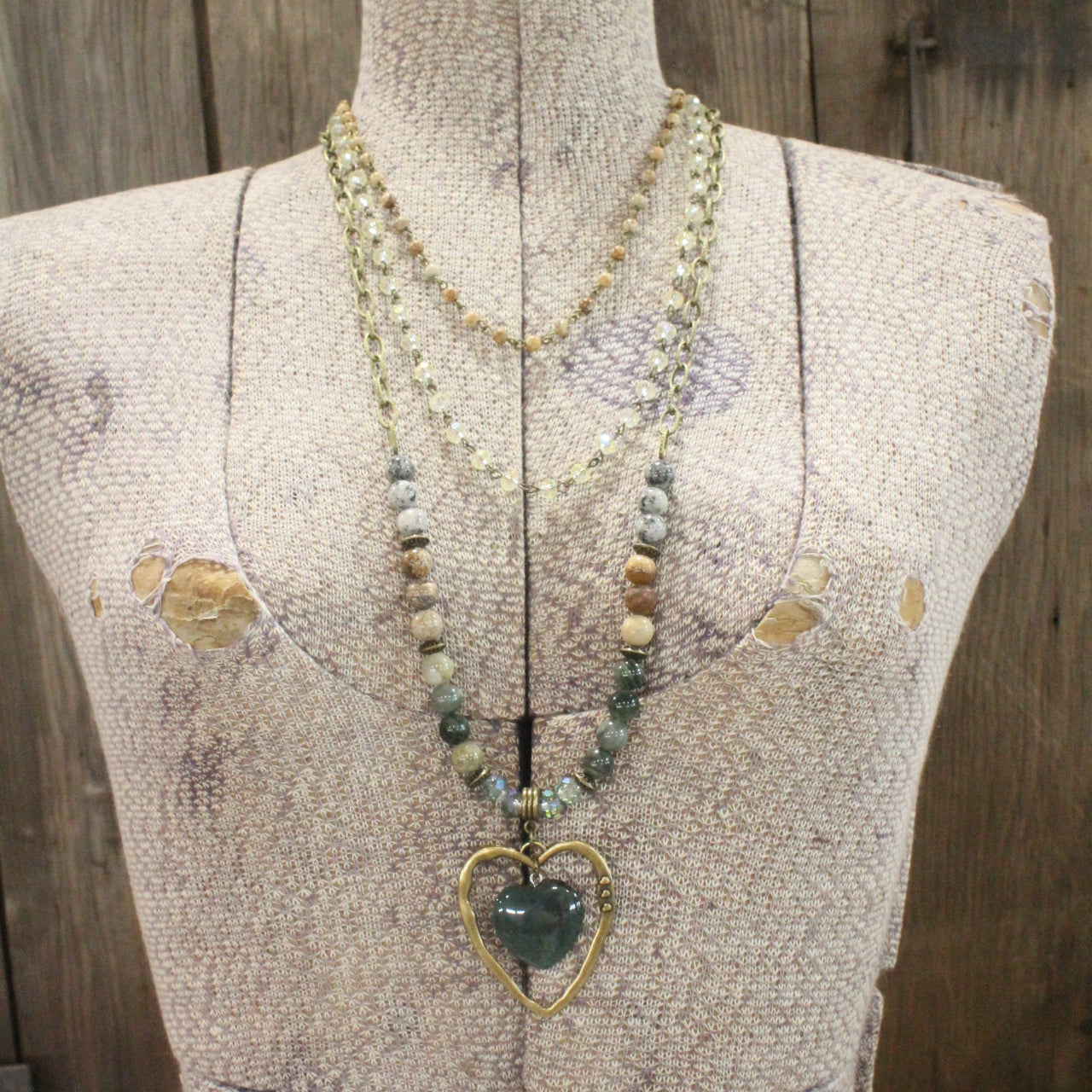 My Heart Beat Layered Necklace
