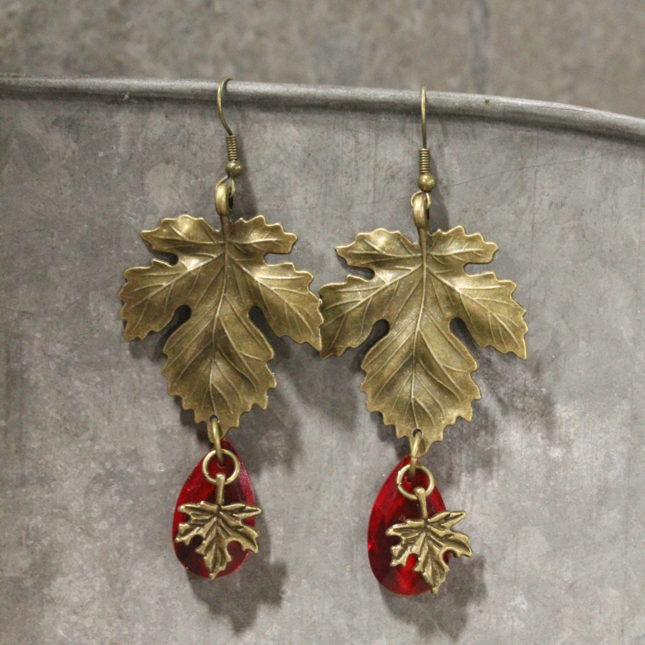 Red Maples Are My Favorite Dangle Earrings
