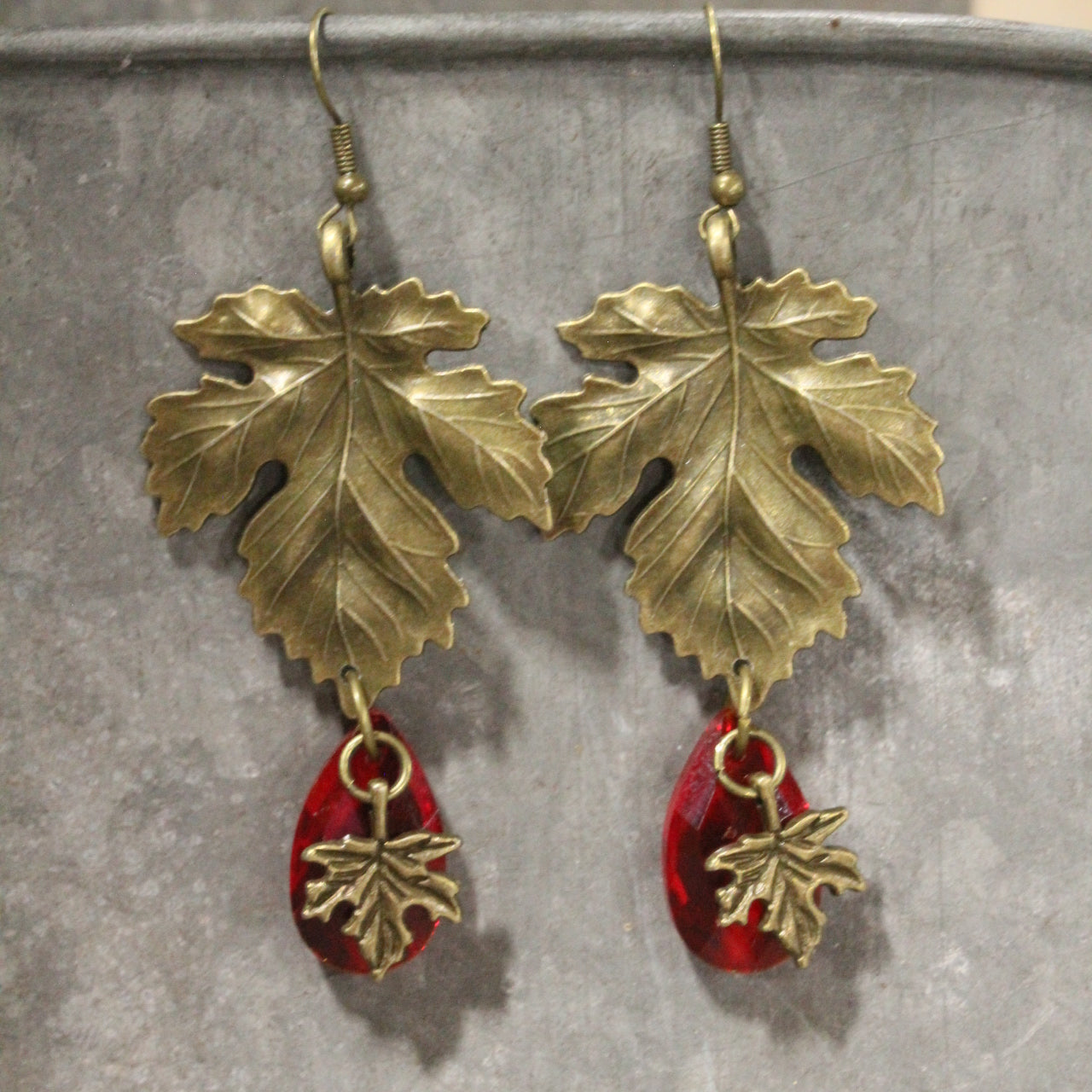 Red Maples Are My Favorite Dangle Earrings