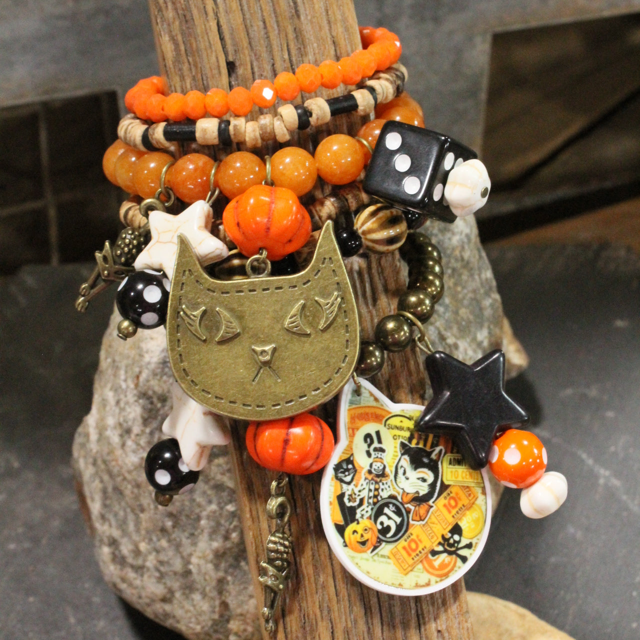 Cat's Got Your Tongue Charm'd Bracelet Set