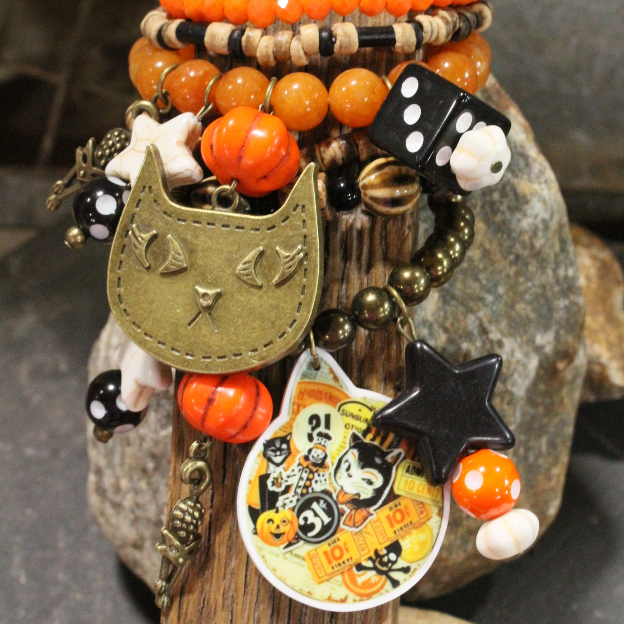 Cat's Got Your Tongue Charm'd Bracelet Set