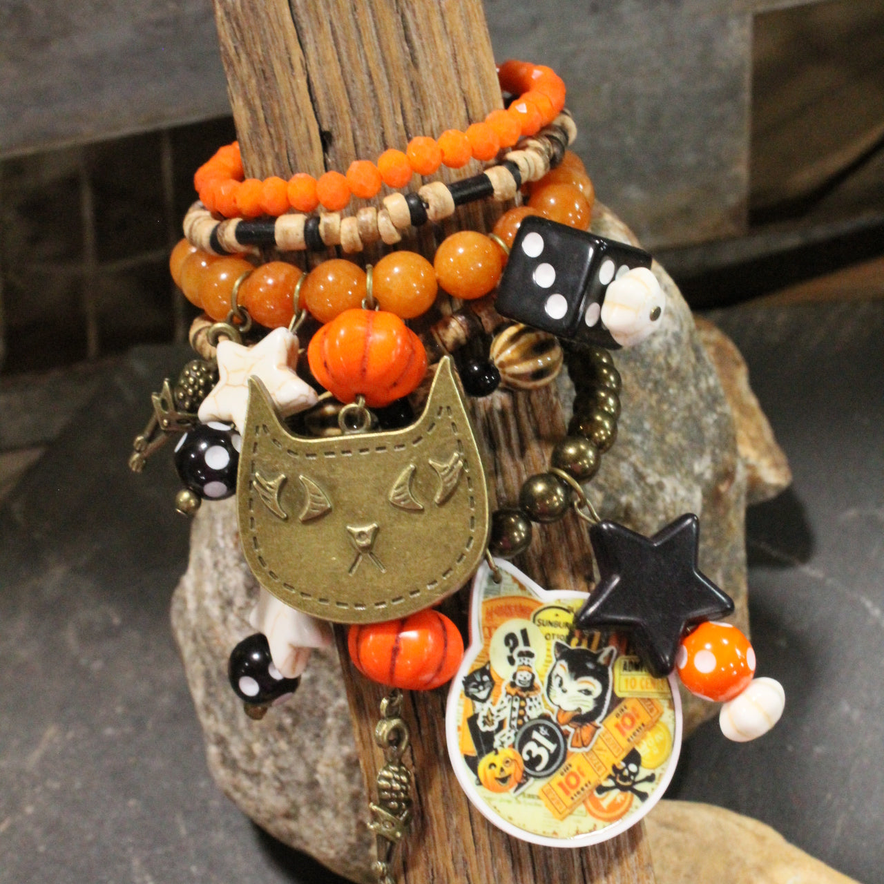 Cat's Got Your Tongue Charm'd Bracelet Set
