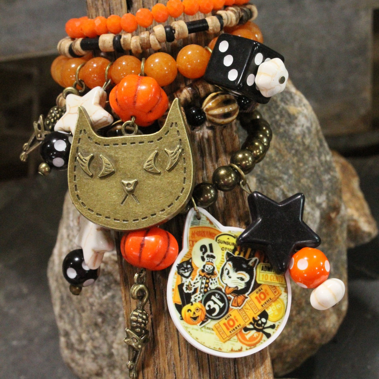 Cat's Got Your Tongue Charm'd Bracelet Set
