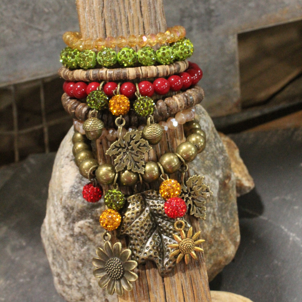 Color Explosion Charm'd Bracelet Set