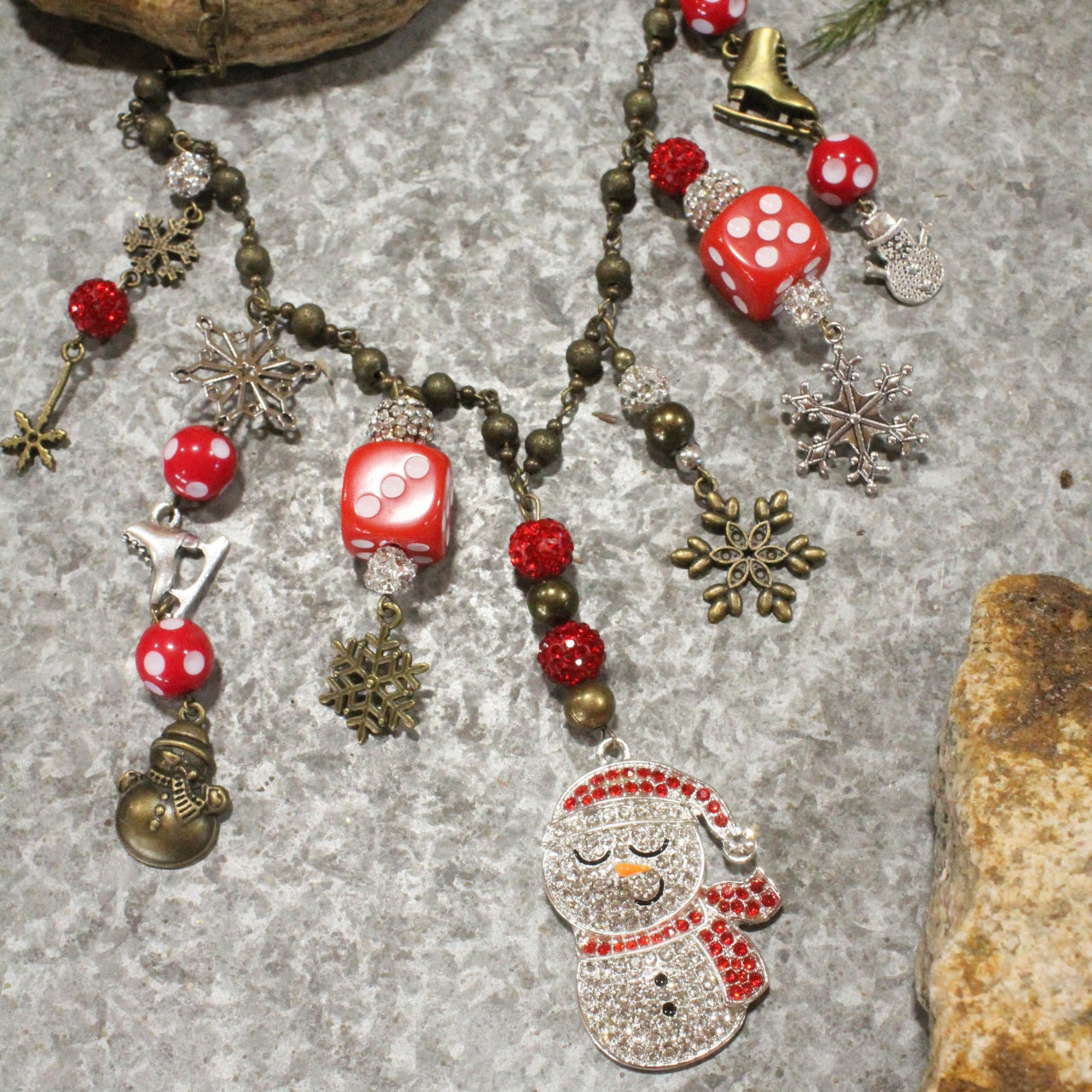 Chilly The Snowman Charm'd Necklace