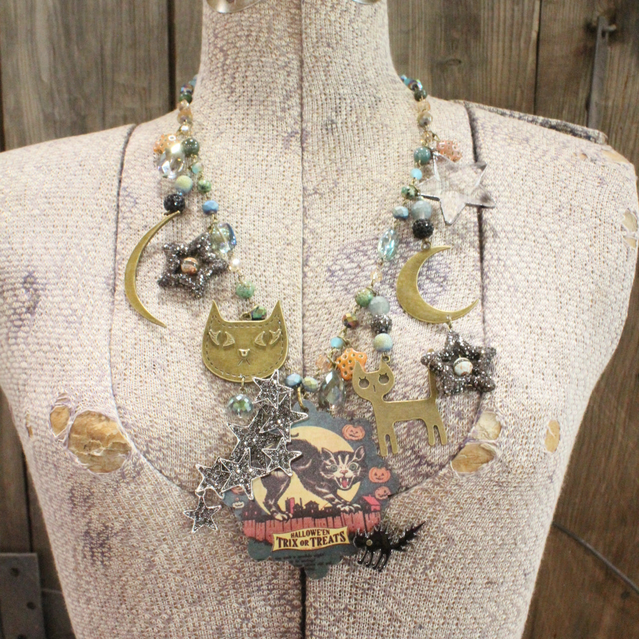 Out On The Prowl Charm'd Necklace