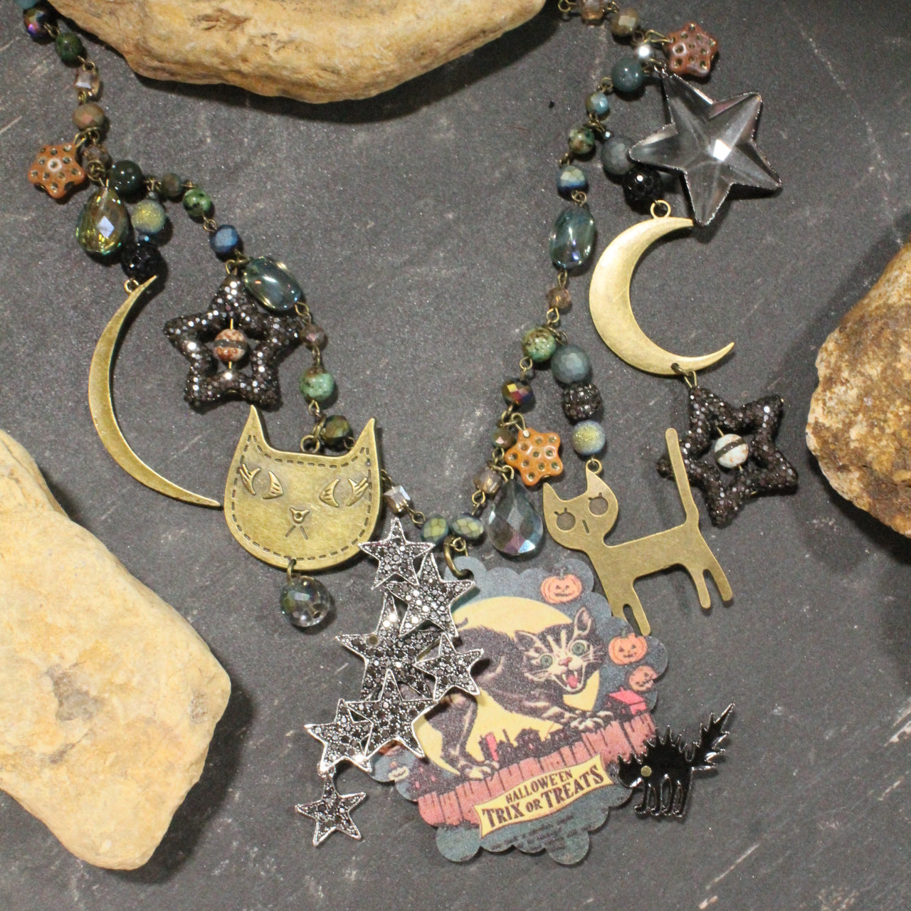 Out On The Prowl Charm'd Necklace