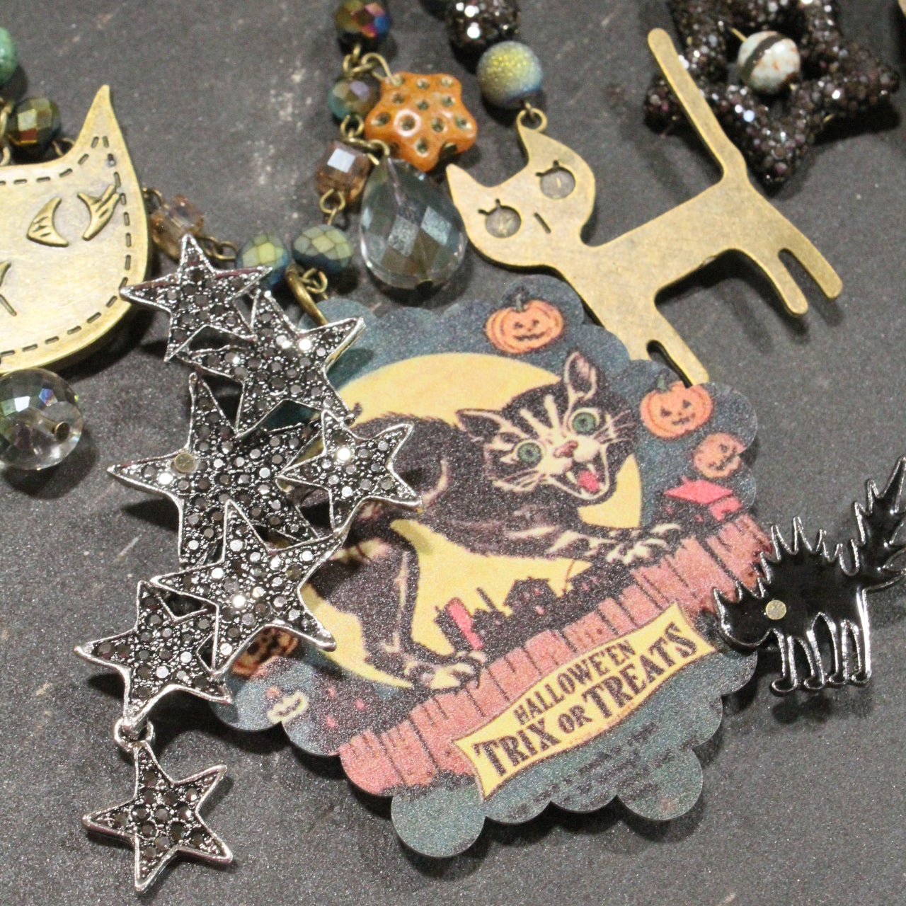 Out On The Prowl Charm'd Necklace