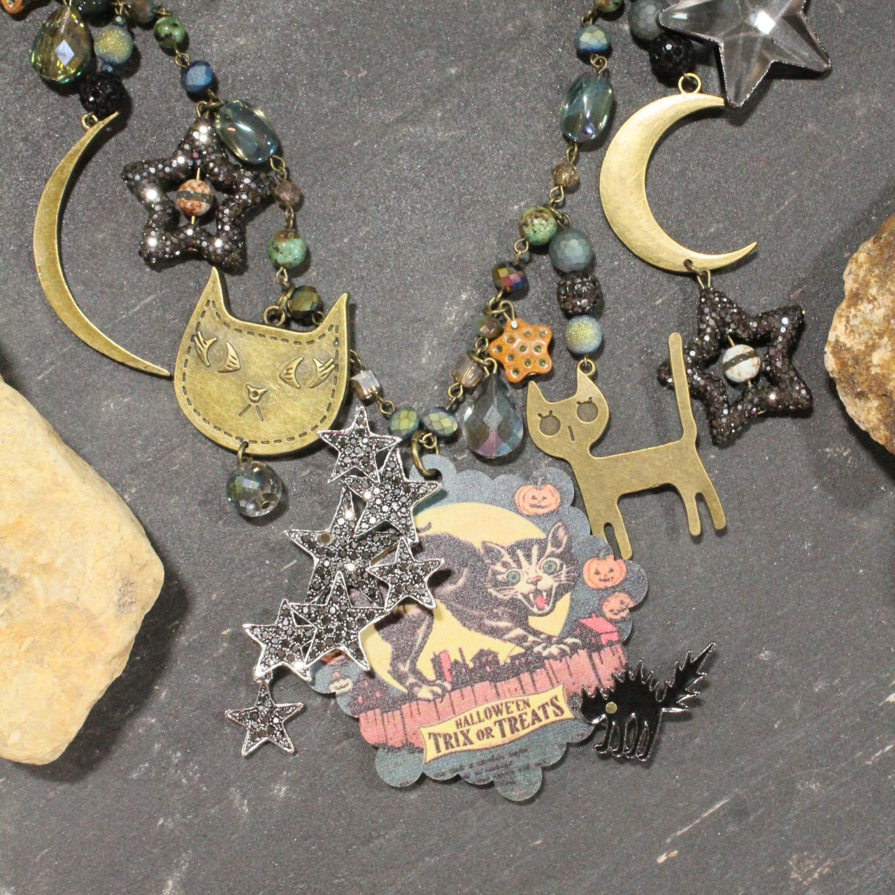 Out On The Prowl Charm'd Necklace